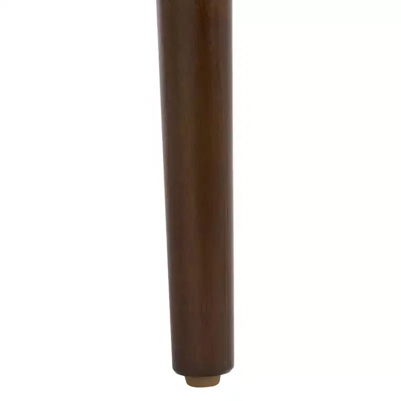 Sgabello rotondo Olive & Espresso, schienale basso senza braccioli con poggiapiedi, 1 posto