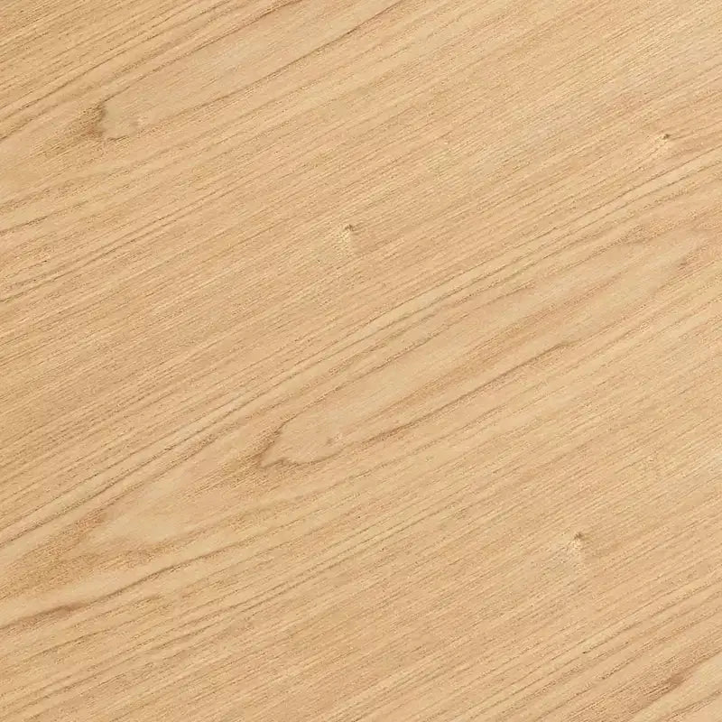 Tavolino da Caffè Ovale Marrone con Base in MDF, Posti a Sedere 1, Piano in Impiallacciatura di Legno