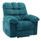 COZONY Oversized Manual Recliner Chair with Side Pocket, Wide Comfort Recliner, 300 lb Capacity