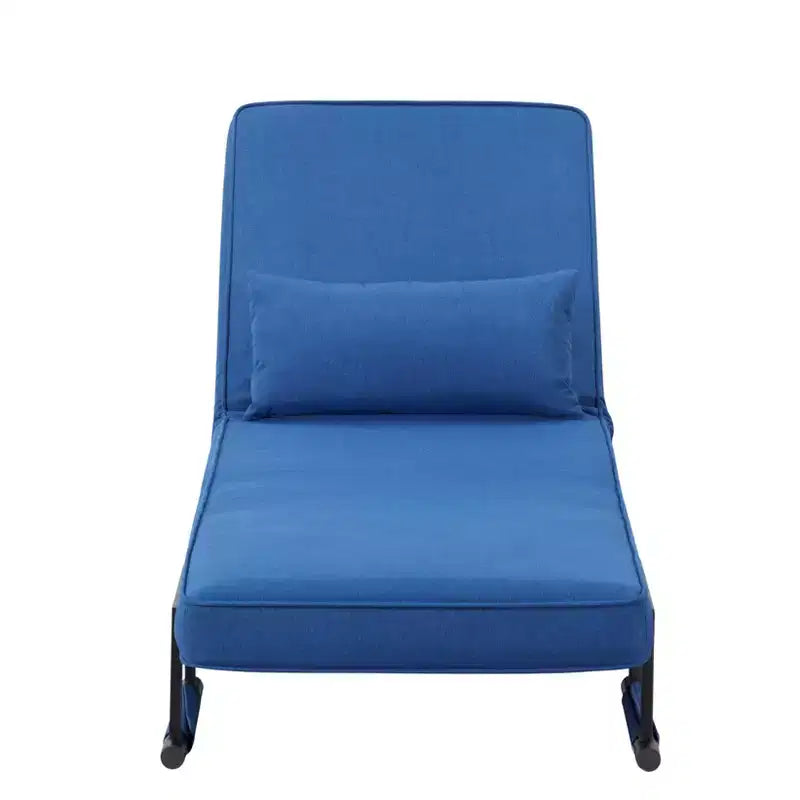 Divano Letto Convertibile Grigio 4 in 1, 2 Posti