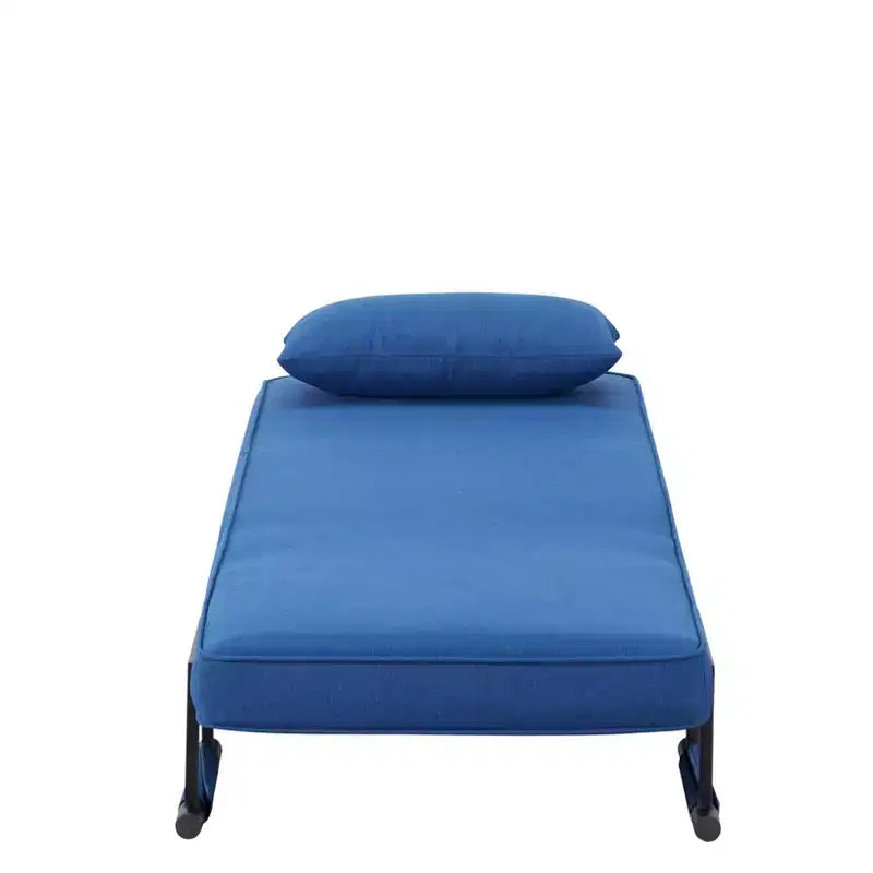 Divano Letto Convertibile Grigio 4 in 1, 2 Posti
