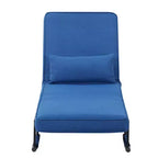Divano Letto Convertibile Grigio 4 in 1, 2 Posti