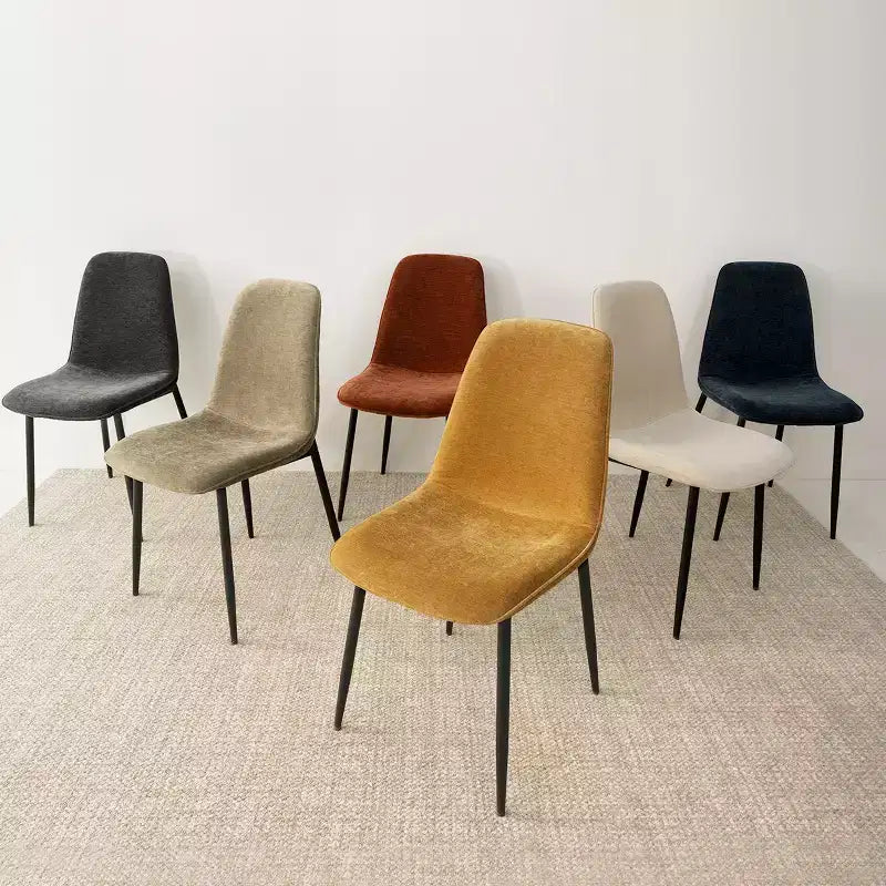 Set da pranzo rettangolare 5 pezzi – 4 posti, sedie imbottite