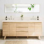 Specchio Oro a Figura Intera, 150×40 cm, Cornice in Alluminio, da Terra/Parete, 1 Persona