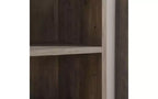 Libreria stretta a 8 ripiani, armadio portaoggetti verticale con ripiani regolabili (Nero/Grigio/Bianco)