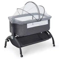 Grigio Scuro / Cachi Culla/Co-sleeper 3-in-1 – Per 1 Neonato