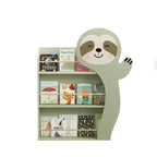 Libreria a 3 ripiani per bambini White Sloth – Per 1 bambino