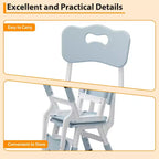 Sedia in plastica per bambini, set da 2, grigio scuro/grigio/naturale/rosa, regolabile in altezza su 3 livelli, per 2 bambini dai 2 ai 6 anni