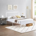 14 Inch Queen Bed Frame - 30 Minutes Assembly Metal Platform Bed Frame with Headboard, No Box Spring Needed - Modern Design, Non-Slip