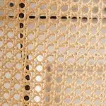Sgabelli da bar in tessuto bouclé nero/bianco/verde e pelle PU con schienale in rattan – Set da 2/3/4, altezza bancone