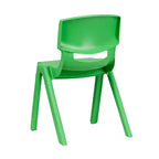 Sedia impilabile in plastica per bambini, blu/verde/rossa, set da 6 (fino a 6 posti a sedere)