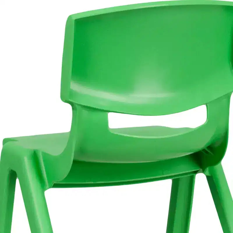 Sedia impilabile in plastica per bambini, blu/verde/rossa, set da 6 (fino a 6 posti a sedere)