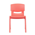 Sedia impilabile in plastica per bambini, blu/verde/rossa, set da 6 (fino a 6 posti a sedere)