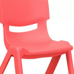 Sedia impilabile in plastica per bambini, blu/verde/rossa, set da 6 (fino a 6 posti a sedere)