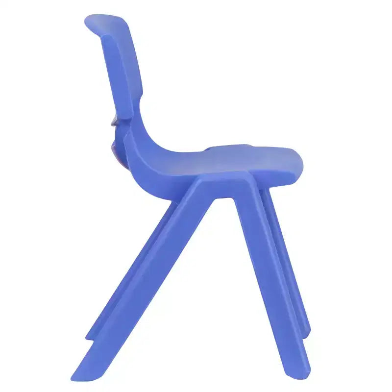 Sedia impilabile in plastica per bambini, blu/verde/rossa, set da 6 (fino a 6 posti a sedere)