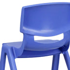 Sedia impilabile in plastica per bambini, blu/verde/rossa, set da 6 (fino a 6 posti a sedere)