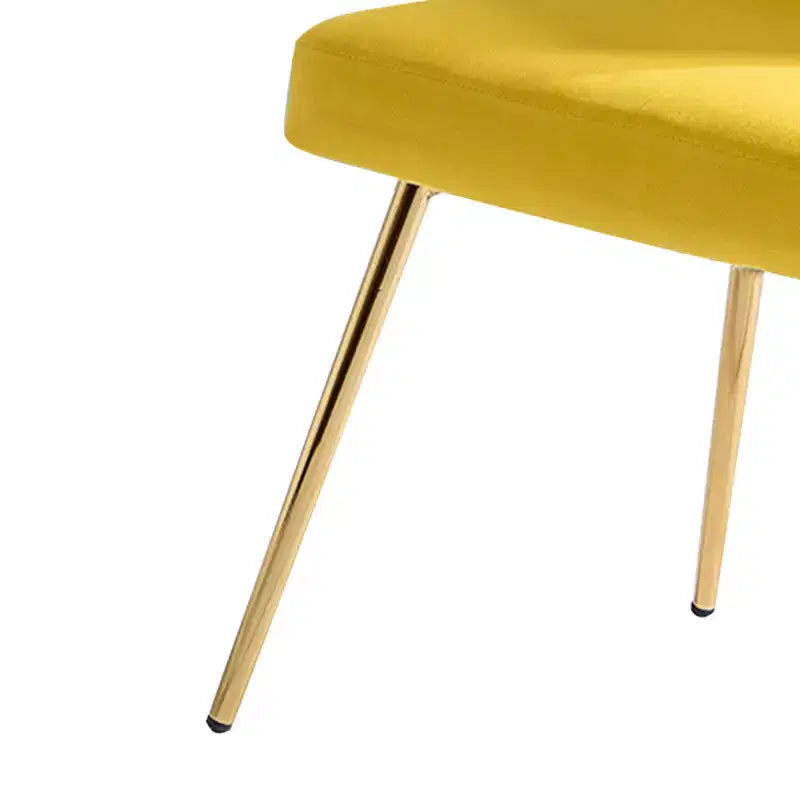 Sedia da pranzo imbottita in velluto grigio, set da 6