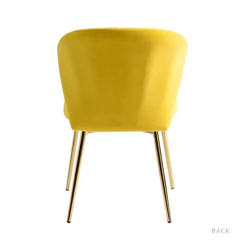 Sedia da pranzo imbottita in velluto grigio, set da 6