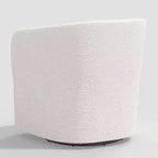 Poltrona girevole Milano Elephant / Snow Boucle Barrel – 1 Posto