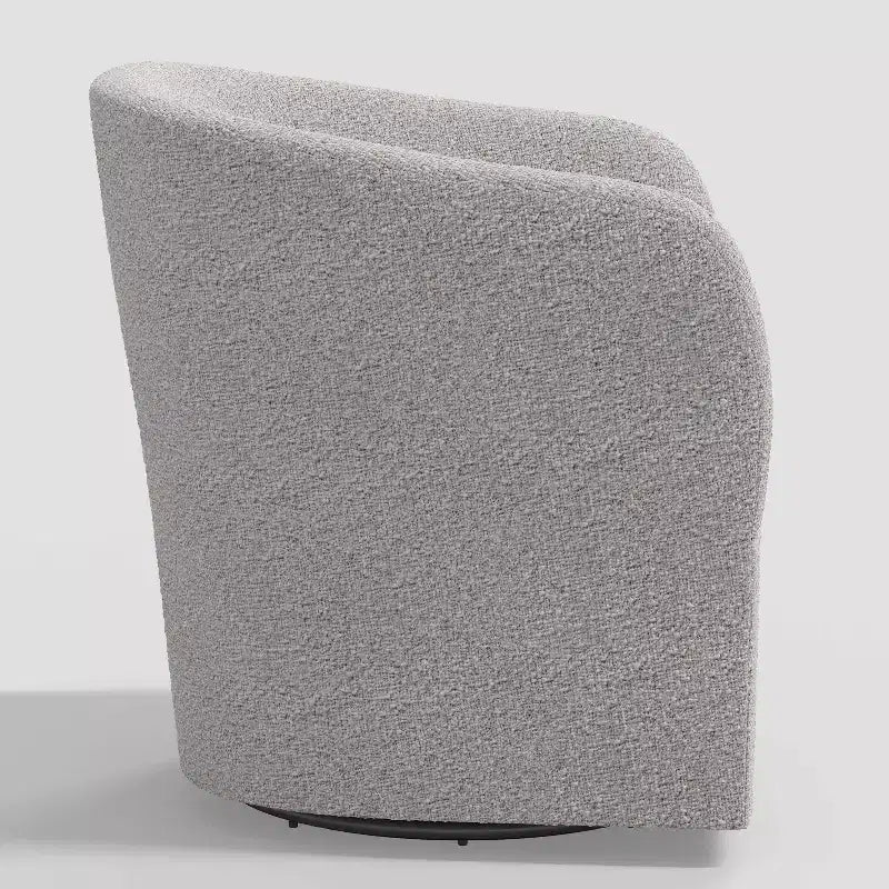 Poltrona girevole Milano Elephant / Snow Boucle Barrel – 1 Posto