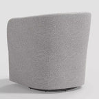 Poltrona girevole Milano Elephant / Snow Boucle Barrel – 1 Posto