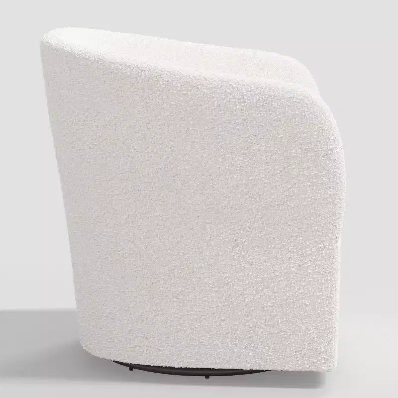 Poltrona girevole Milano Elephant / Snow Boucle Barrel – 1 Posto
